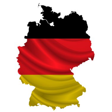 almanya Bayrak haritası simgesi